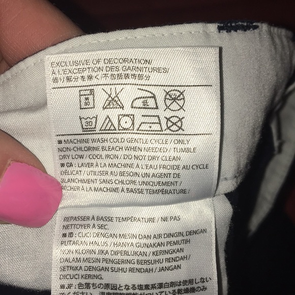 OLD NAVY Navy Blue Nautical Shorts 4 - Picture 8 of 8